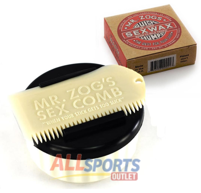 Mr Zogs Sex Wax White Container and Wax Comb 5X Hard All Sports Outlet