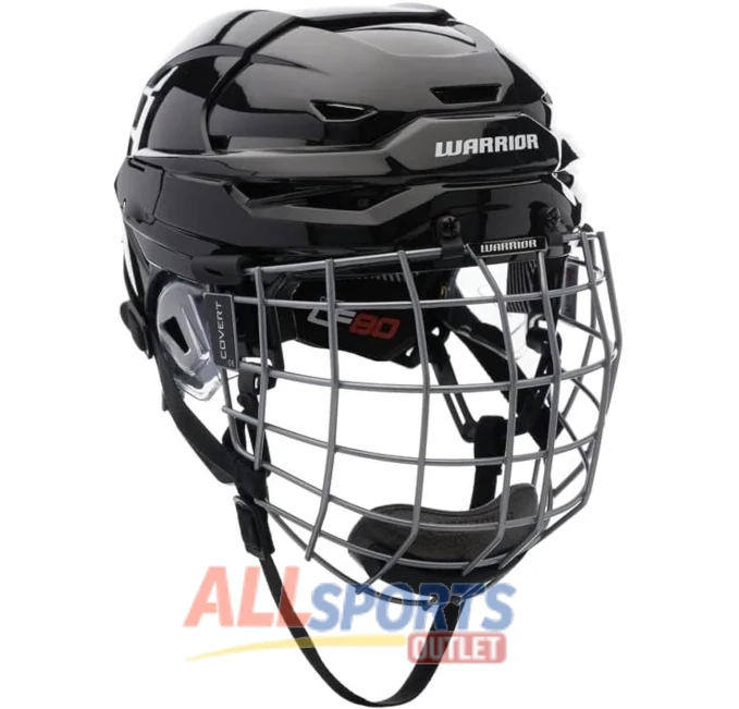 Warrior Covert CF 80 Hockey Helmet with Cage Black All Sports Outlet