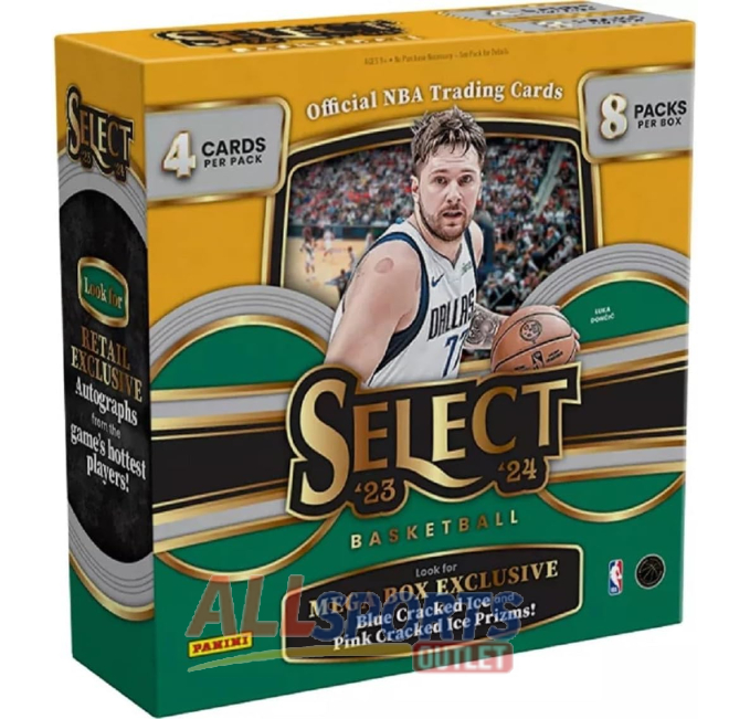 2023-2027 Panini Select Basketball Mega Box All Sports Outlet