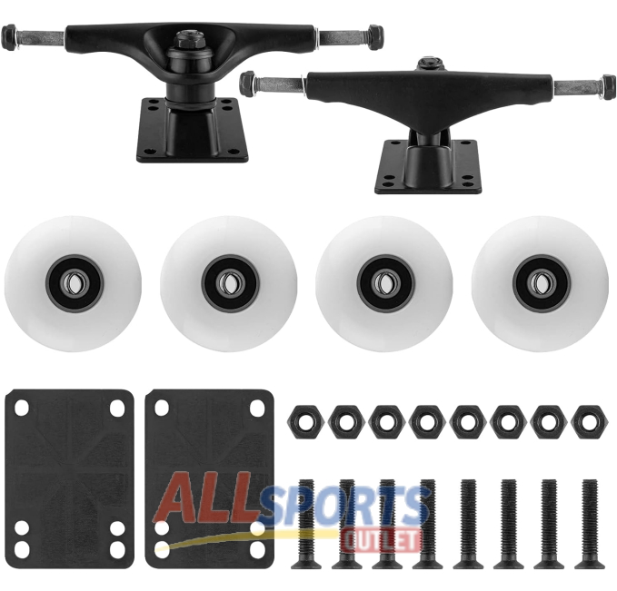 TLHB Skateboard Wheels Bearings Combo All Sports Outlet Kit