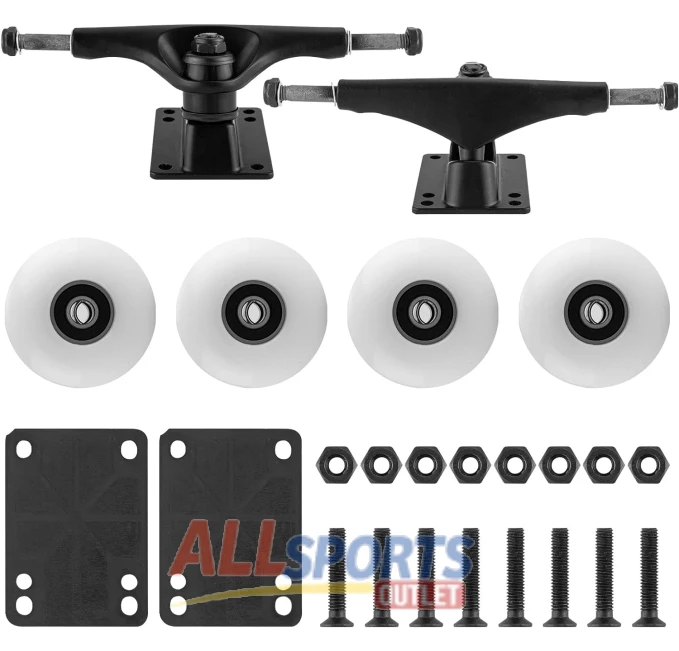 TLHB Skateboard Wheels Bearings Combo All Sports Outlet Kit
