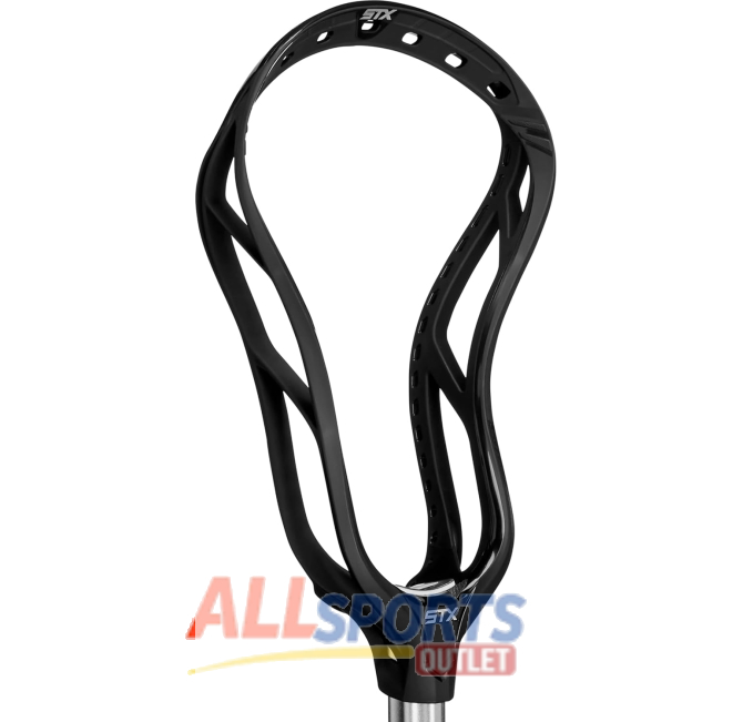 STX Stallion 1K Lacrosse Head Unstrung Black All Sports Outlet