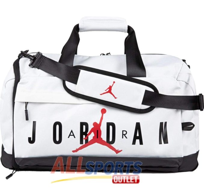 Nike Air Jordan Velocity Duffle Bag White One Size All Sports Outlet