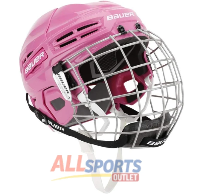 Bauer IMS 5.0 Helmet Combo Pink Medium at All Sports Outlet