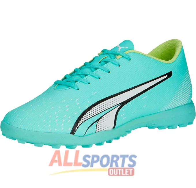 PUMA Men’s Ultra Play Turf Soccer Cleats Electric Peppermint