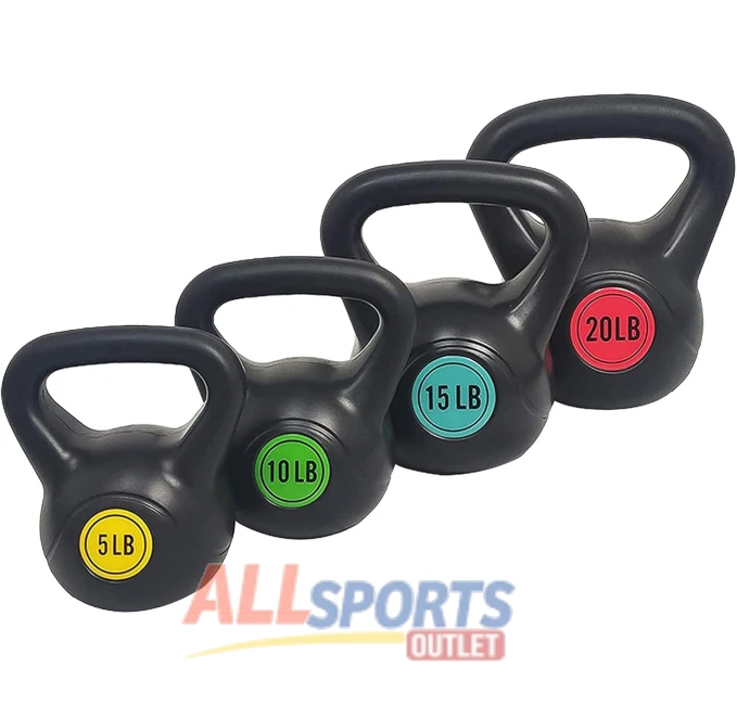 BalanceFrom Wide Grip Kettlebell Set 5 to 20lbs All Sports Outlet