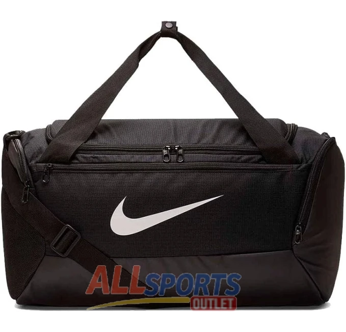 Nike Brasilia Small Duffel Black/White All Sports Outlet
