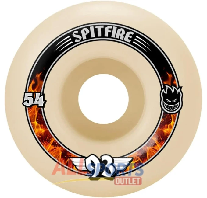 Spitfire Skateboard Wheels All Sports Outlet 54mm Radials 93A