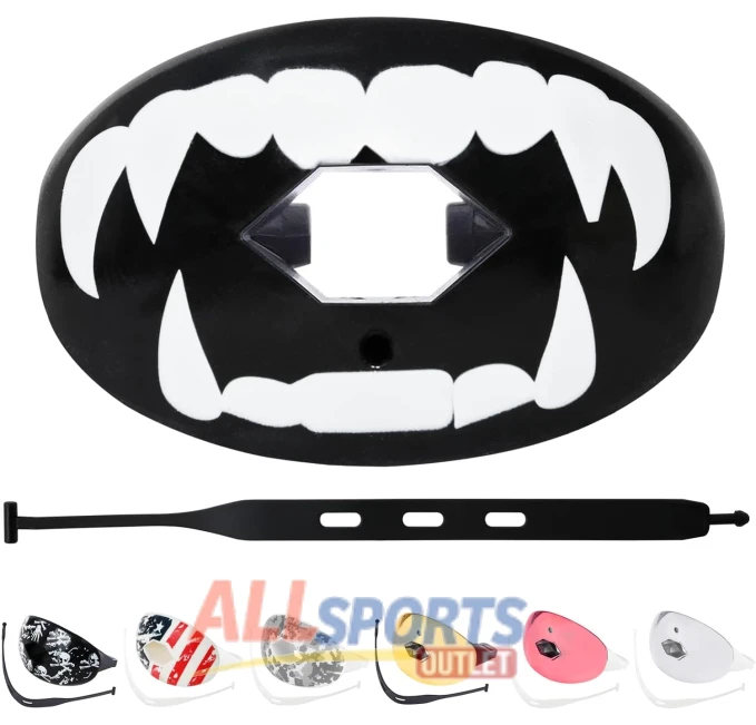 ZAKVOP Football Mouth Guard with Strap All Sports Outlet