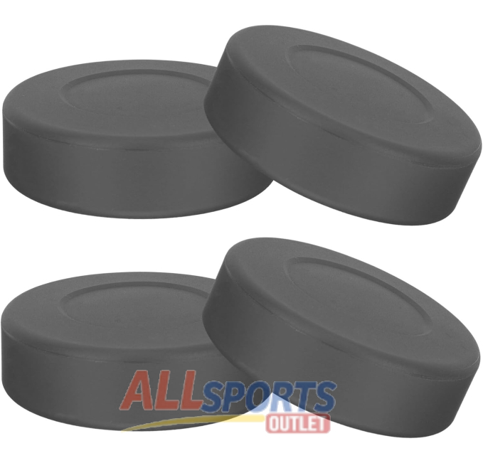 Gatuida Ice Hockey Pucks 4 PCS Indoor and Outdoor Use All Sports Outlet