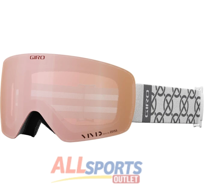 Giro Contour RS Ski Goggles All Sports Outlet White Monogram Strap