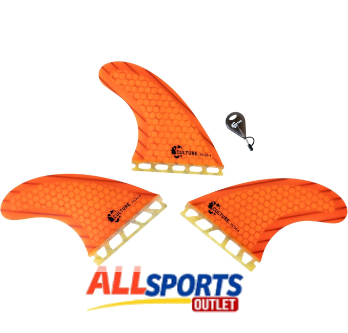 Culture Supply Signature RTM Honeycomb Tri Fin Surfboard Set All Sports Outlet