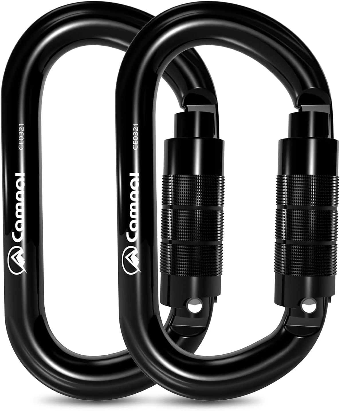 CAMNAL Heavy Duty Auto Locking Carabiner Clips for Climbing All Sports Outlet