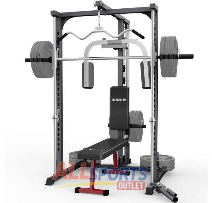 Smith Machine Power Rack Squat Rack Bench for Home Gym All Sports Outlet