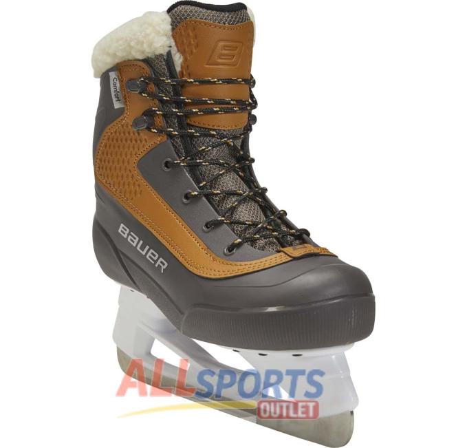 Bauer Men's Whistle Ice Skates Black Size 38.5 All Sports Outlet