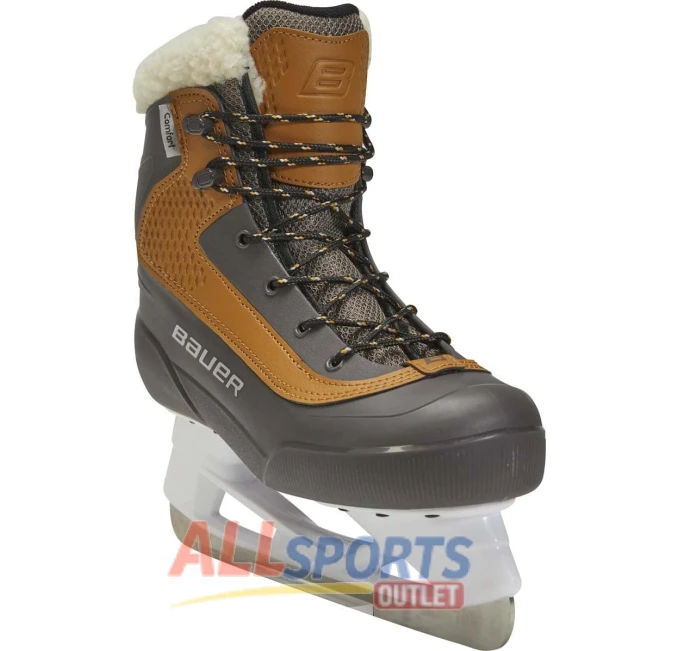 Bauer Men's Whistle Ice Skates Black Size 38.5 All Sports Outlet