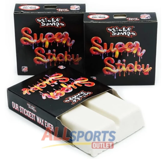 Sticky Bumps Super Sticky Surf Wax 3 Pack Warm Trop All Sports Outlet