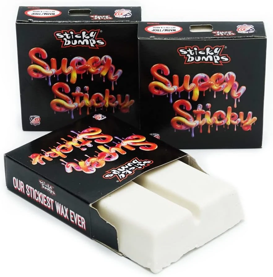 Sticky Bumps Super Sticky Surf Wax 3 Pack Warm Trop All Sports Outlet