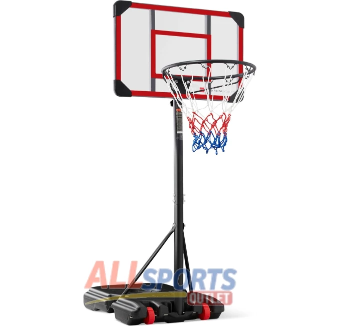 Kids Adjustable Basketball Hoop System with Portable Base All Sports Outlet