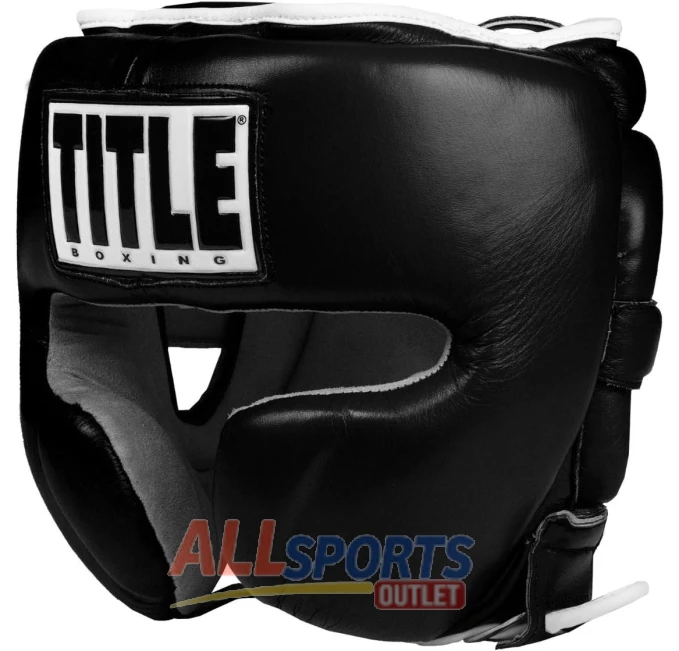 TITLE Boxing Leather Sparring Headgear at All Sports Outlet