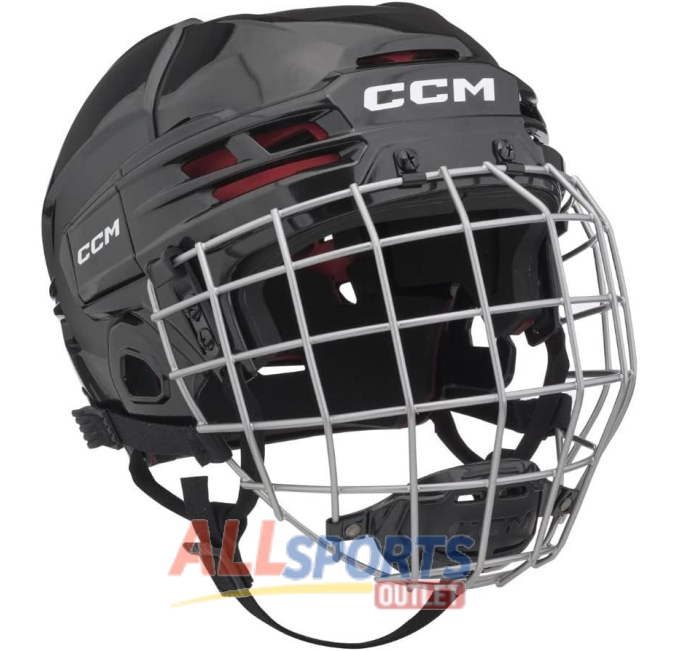 CCM Tacks 70 Senior Helmet Combo Black Size M All Sports Outlet