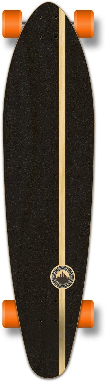 Yocaher Punked Bamboo Longboard 40 Inch Cruiser with 71mm Wheels at All Sports Outlet - Image 2