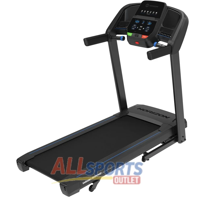 Horizon Fitness T101 Folding Treadmill with Bluetooth All Sports Outlet