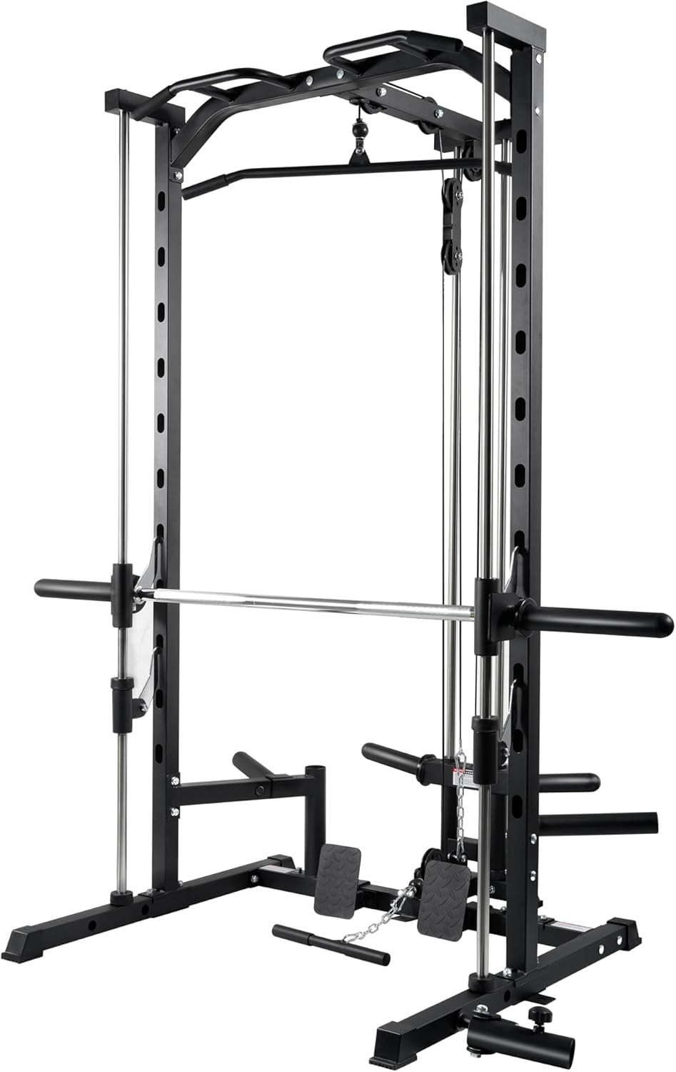 RitFit Smith Machine Power Rack with LAT-Pull Down All Sports Outlet