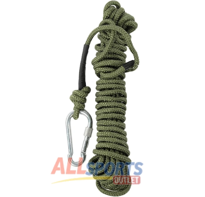 EVTSCAN 32ft Outdoor Climbing Rope High Strength Braided Polyester All Sports Outlet