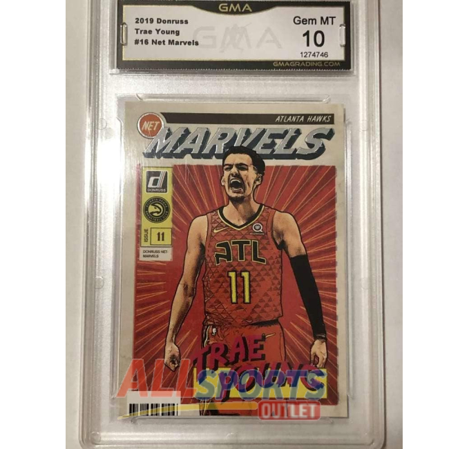 2019-20 Donruss Trae Young Net Marvels GEM MINT All Sports Outlet