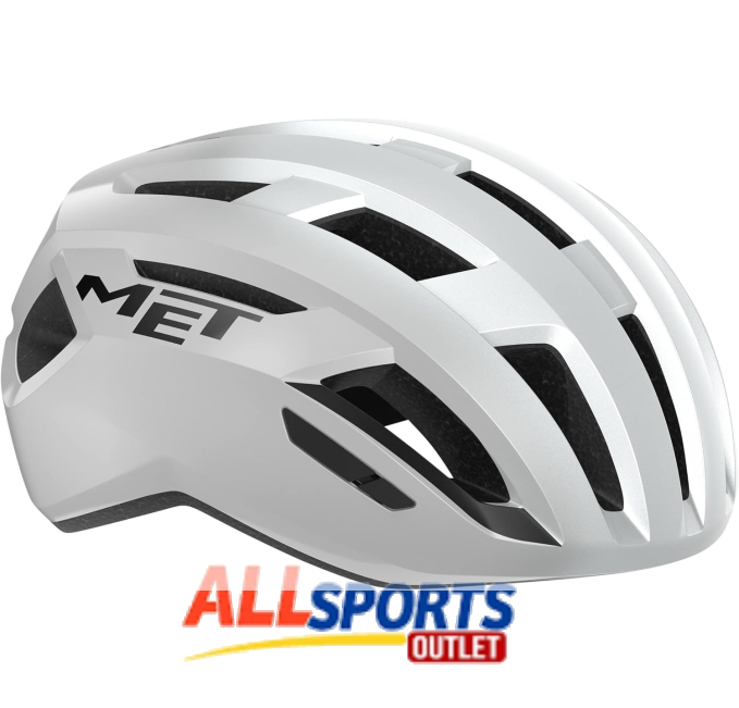 MET Vinci MIPS Bike Helmet White Silver Matte Medium All Sports Outlet