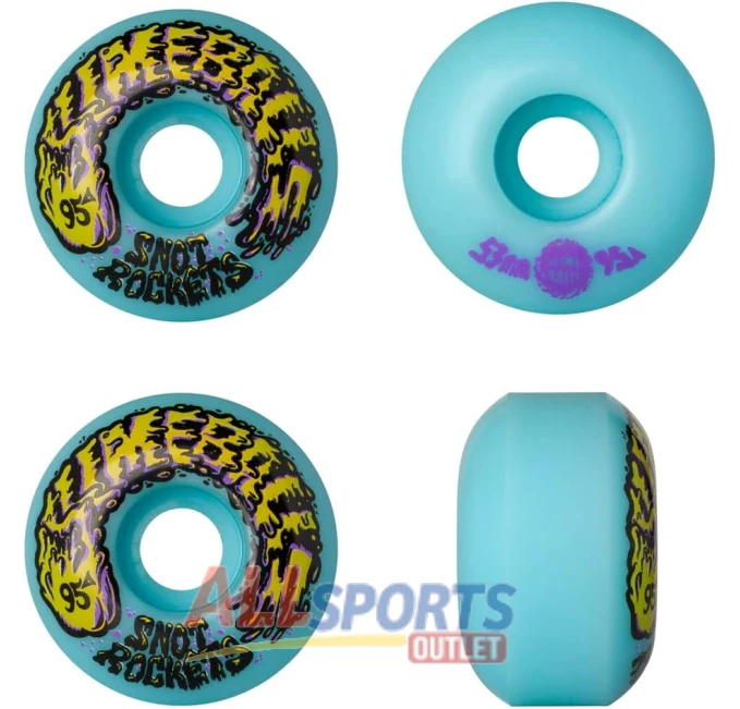 SANTA CRUZ Slime Balls 53mm Snot Rockets 95A Wheels All Sports Outlet