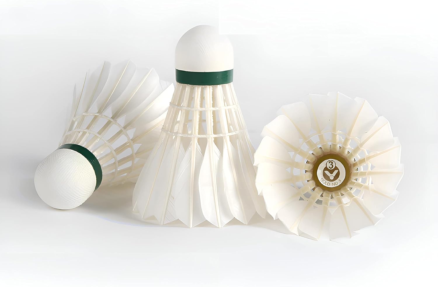 Victor Gold No3 Feather Badminton Birdies 12-Pack All Sports Outlet - Image 2