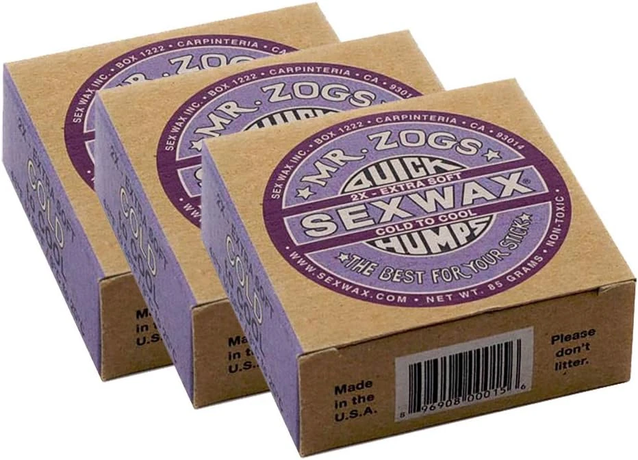 Sex Wax Quick Humps 2X 3 Pack Surfboard Wax All Sports Outlet