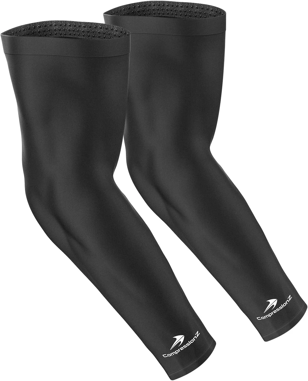 Compression Arm Sleeves for Kids Black Elbow Protection All Sports Outlet