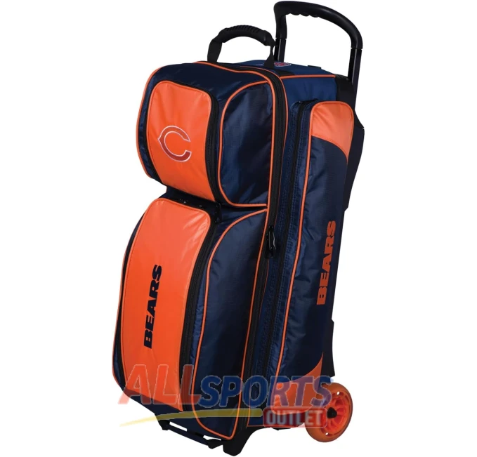 KR Strikeforce NFL Chicago Bears Bowling Bag Three Ball at All Sports Outlet