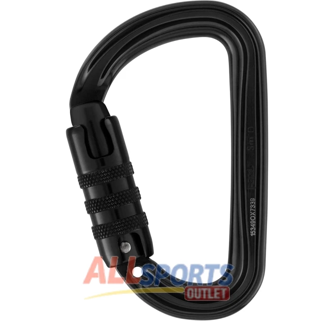 Petzl Sm'D Carabiner Triact-Lock Black for Climbing All Sports Outlet