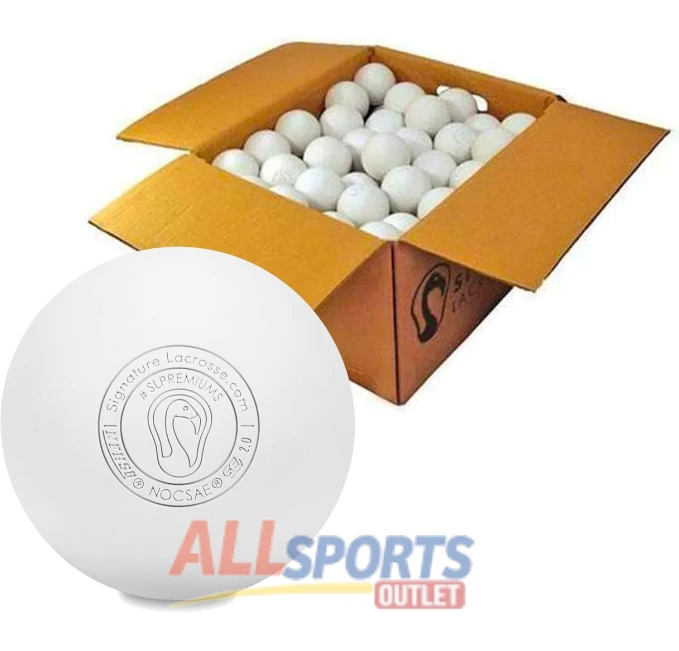 Signature Premium NOCSAE NFHS NCAA Lacrosse Balls by All Sports Outlet