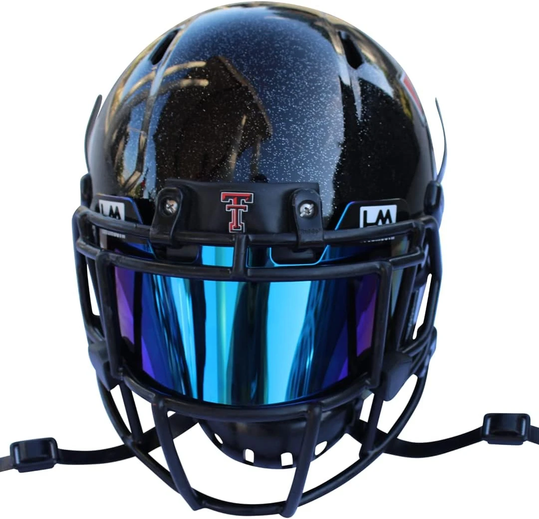 Loudmouth Football Visor Blue Universal Fit All Sports Outlet - Image 3
