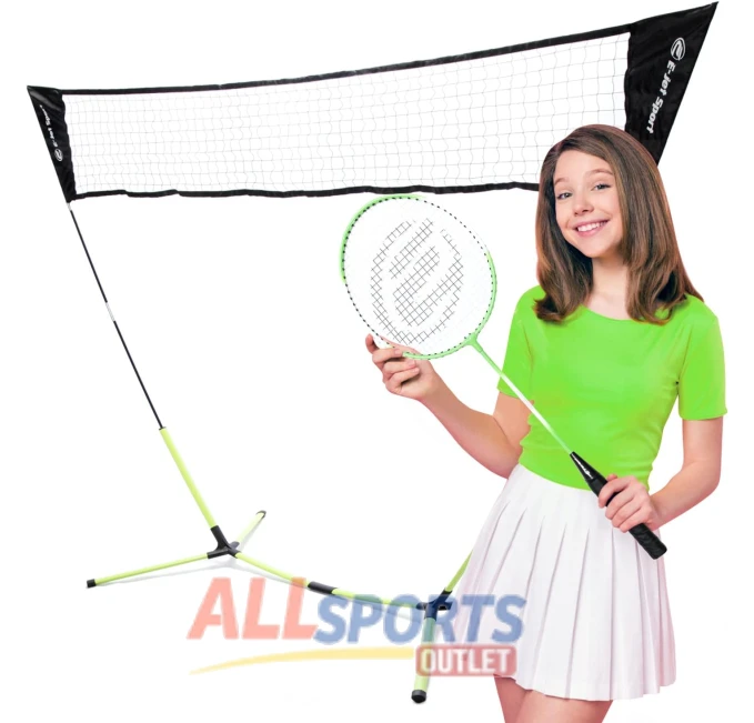 E-Jet Badminton Net Tool Free Assembly for Outdoor Sports All Sports Outlet