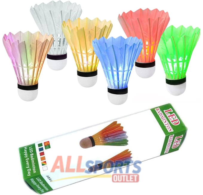 ZHENAN LED Badminton Shuttlecocks for Indoor Outdoor Play All Sports Outlet