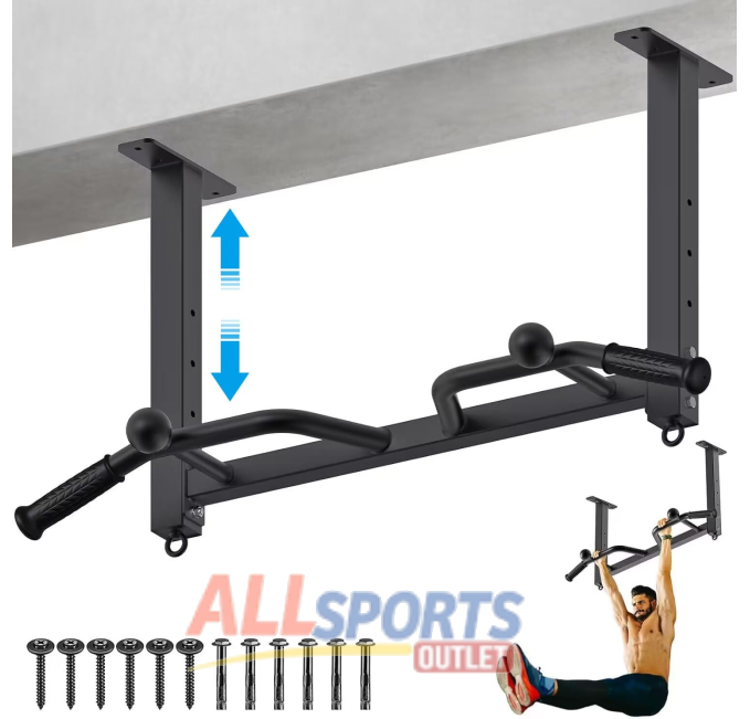 Kipika Ceiling Mounted Pull Up Bar All Sports Outlet