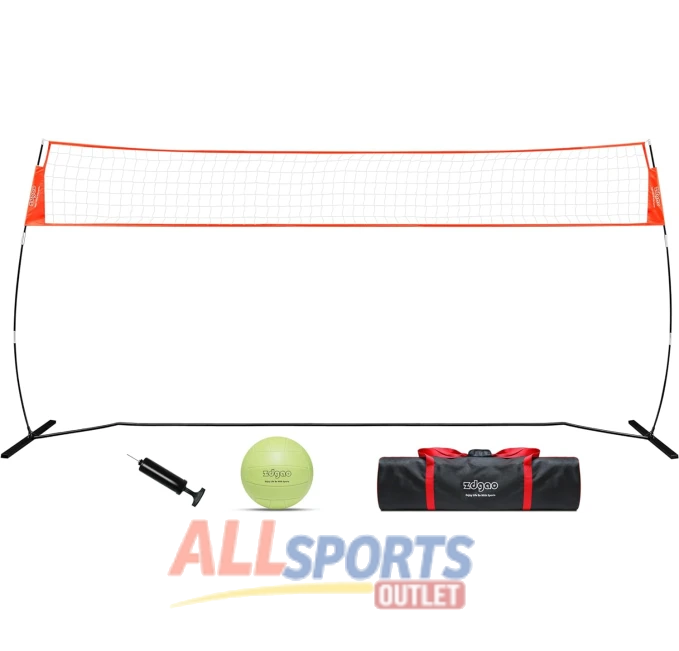 Portable Volleyball Net Adjustable Height for Backyard All Sports Outlet