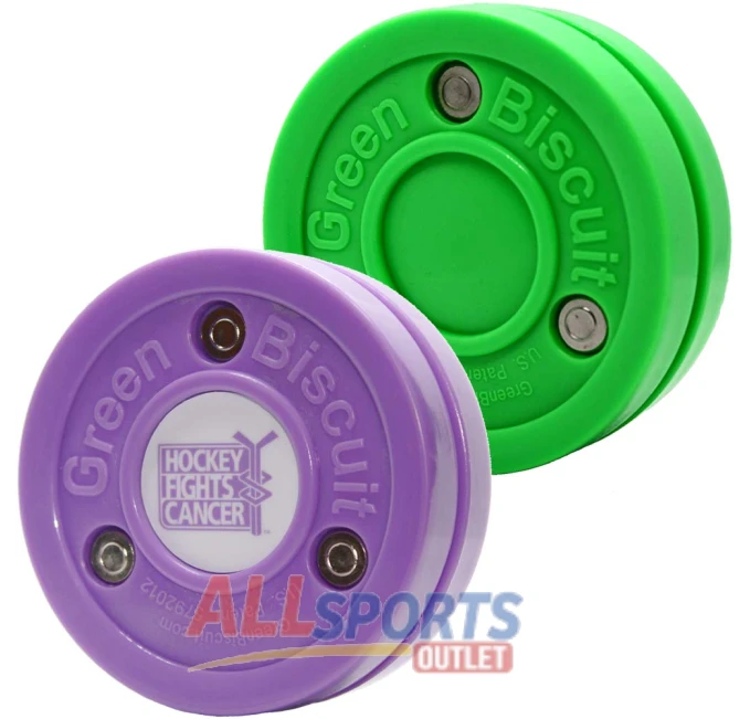 Green Biscuit Original NHL Hockey Fights Cancer Puck All Sports Outlet