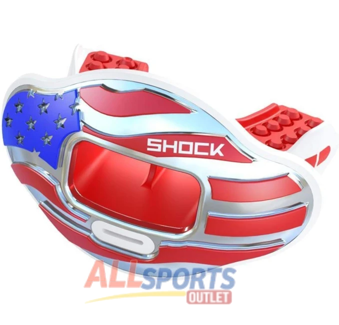 Shock Doctor Max Airflow Chrome Stars and Stripes All Sports Outlet