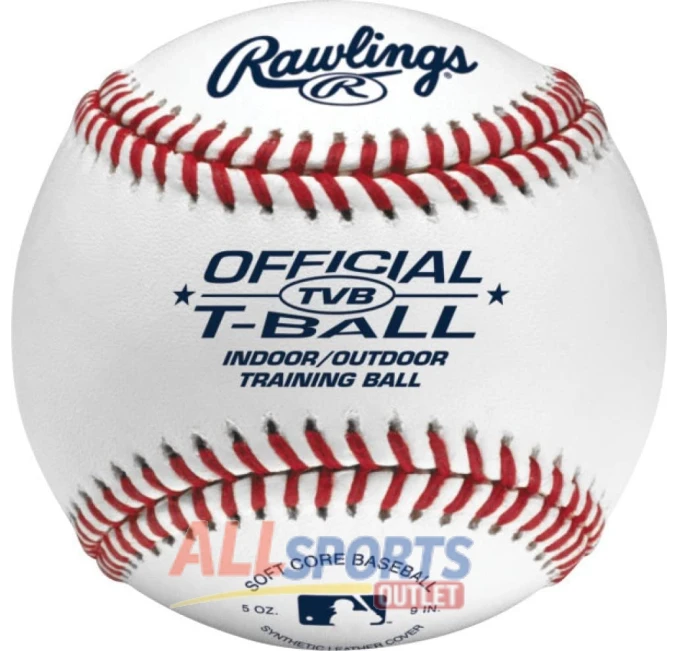 Rawlings Official T-Balls Youth 6U Sponge Rubber Core 12 Count All Sports Outlet