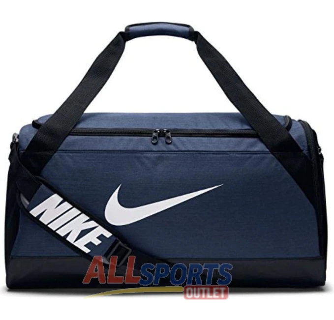 Nike Brasilia Training Duffel Bag Medium Midnight Navy All Sports Outlet
