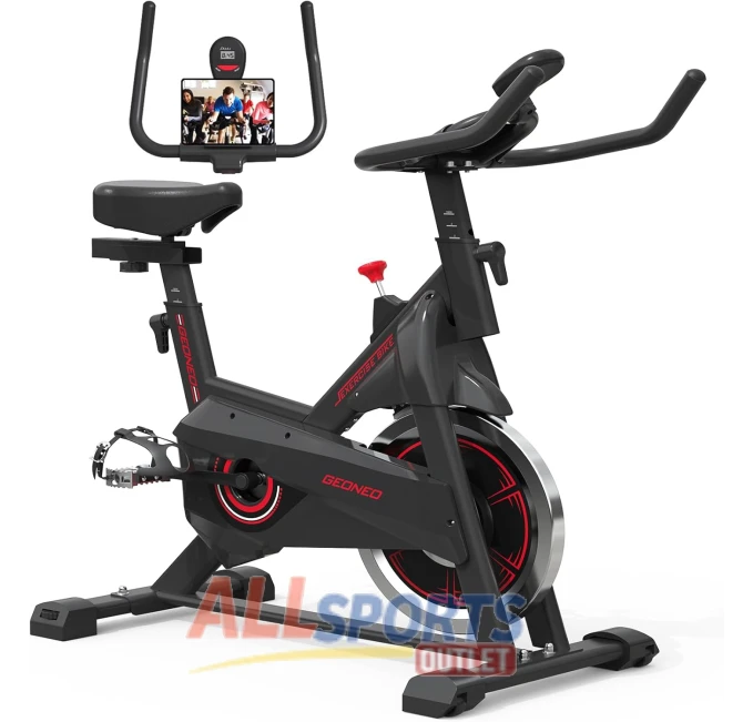 Exercise Bike Adjustable Resistance Silent Drive All Sports Outlet