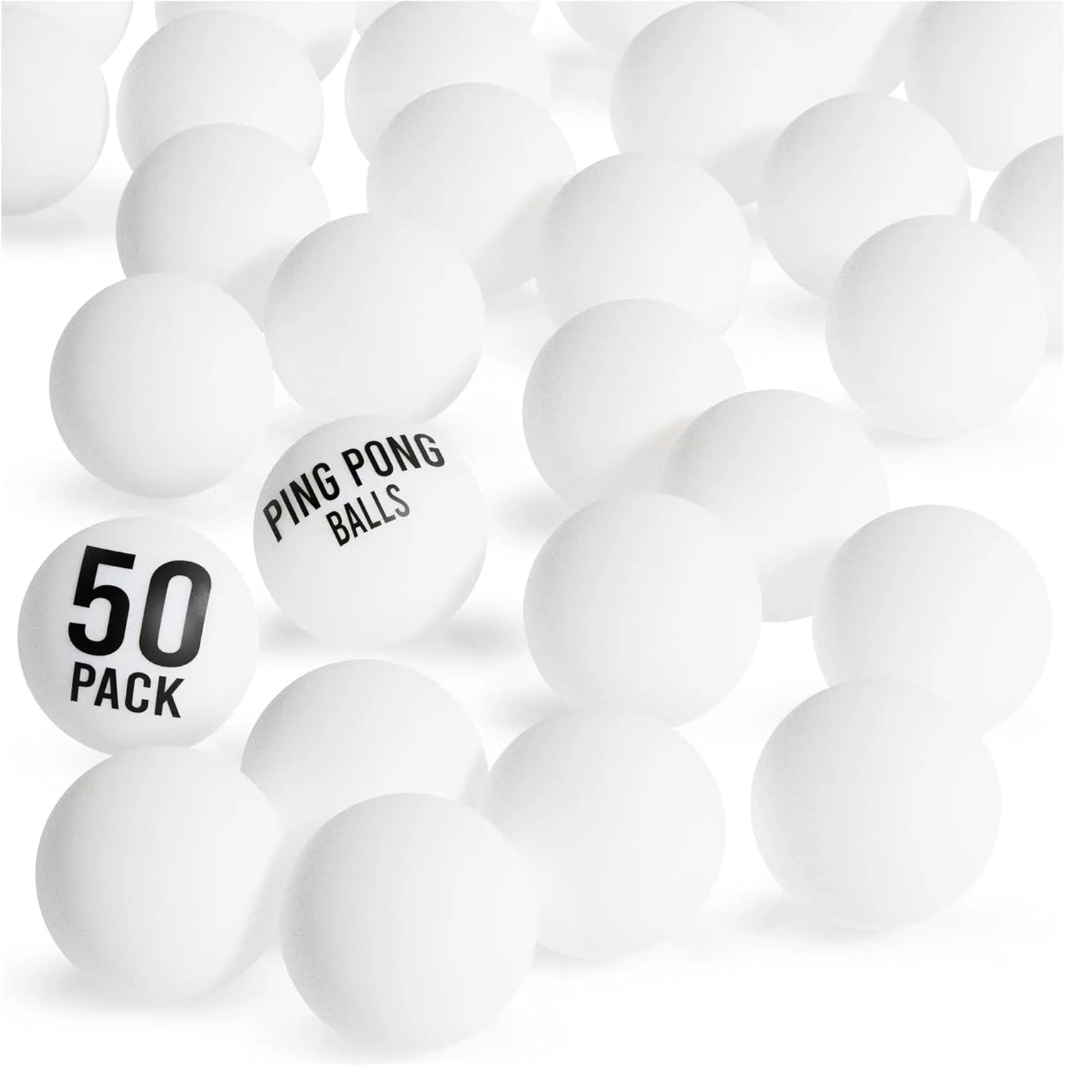 D-Xam 15 Pack White 1 Star 40mm Ping Pong Balls by All Sports Outlet