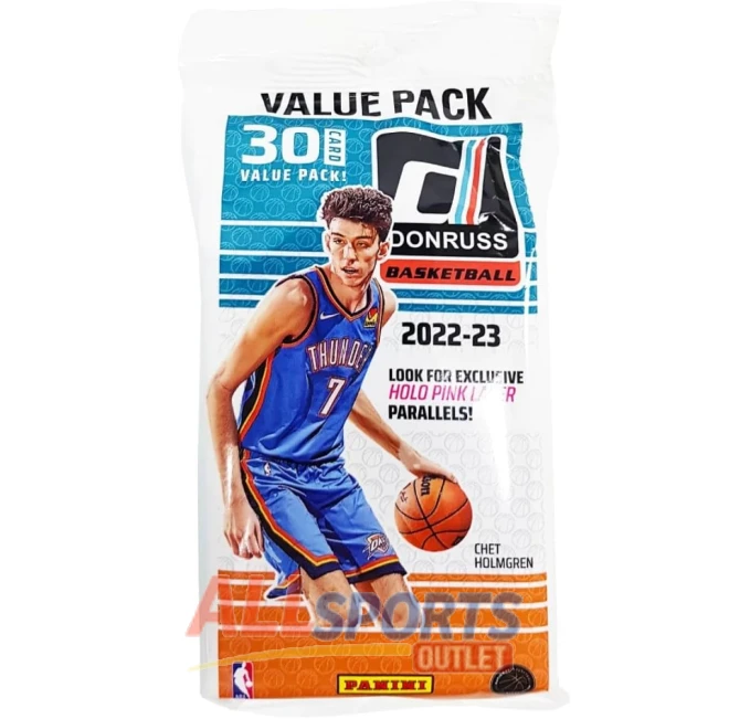 Donruss NBA Basketball Jumbo Cello Fat Pack 30 Cards All Sports Outlet